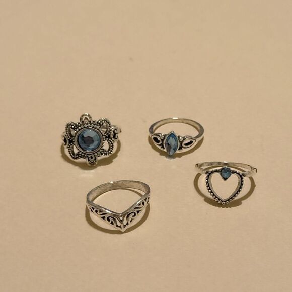 Boho ring set N1205 - Picture 2 of 3